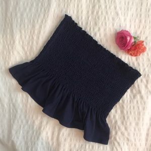 Navy tube top